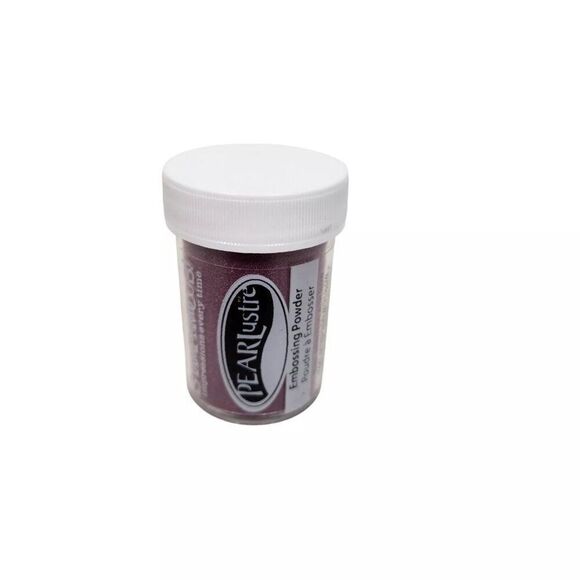 2 STAMPENDOUS Embossing Powders Pearlustre Rubellite Pearl, Clear Transparent - Picture 10 of 10